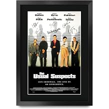 HWC Trading The Usual Suspects Kevin Spacey, Gabriel Byrne 16 x 12 inch Framed Gifts Printed Poster Signed Autograph Picture for Movie Memorabilia Fans - 16" x 12" Framed
