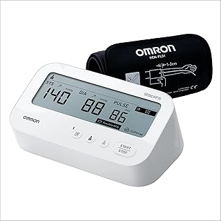 Omron HEM-7194T1-FLBIN Upper Arm Automatic Blood Pressure Monitor with AFib Detection, IntelliWrap 360° Accuracy Cuff, Large Display