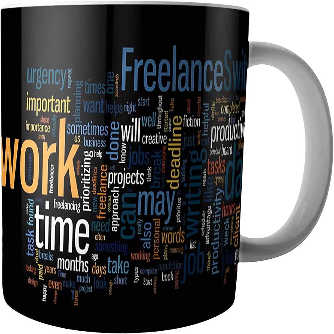 ADRON AdronCeramic Mug for Coffee Milk Tea Beverage Tea Cups/Latest Printed Motivational Quote 1 Pcs/Hot Chocolate Coffee Mugs/Designers/Large/Cups/Milk Cup (300 ml)