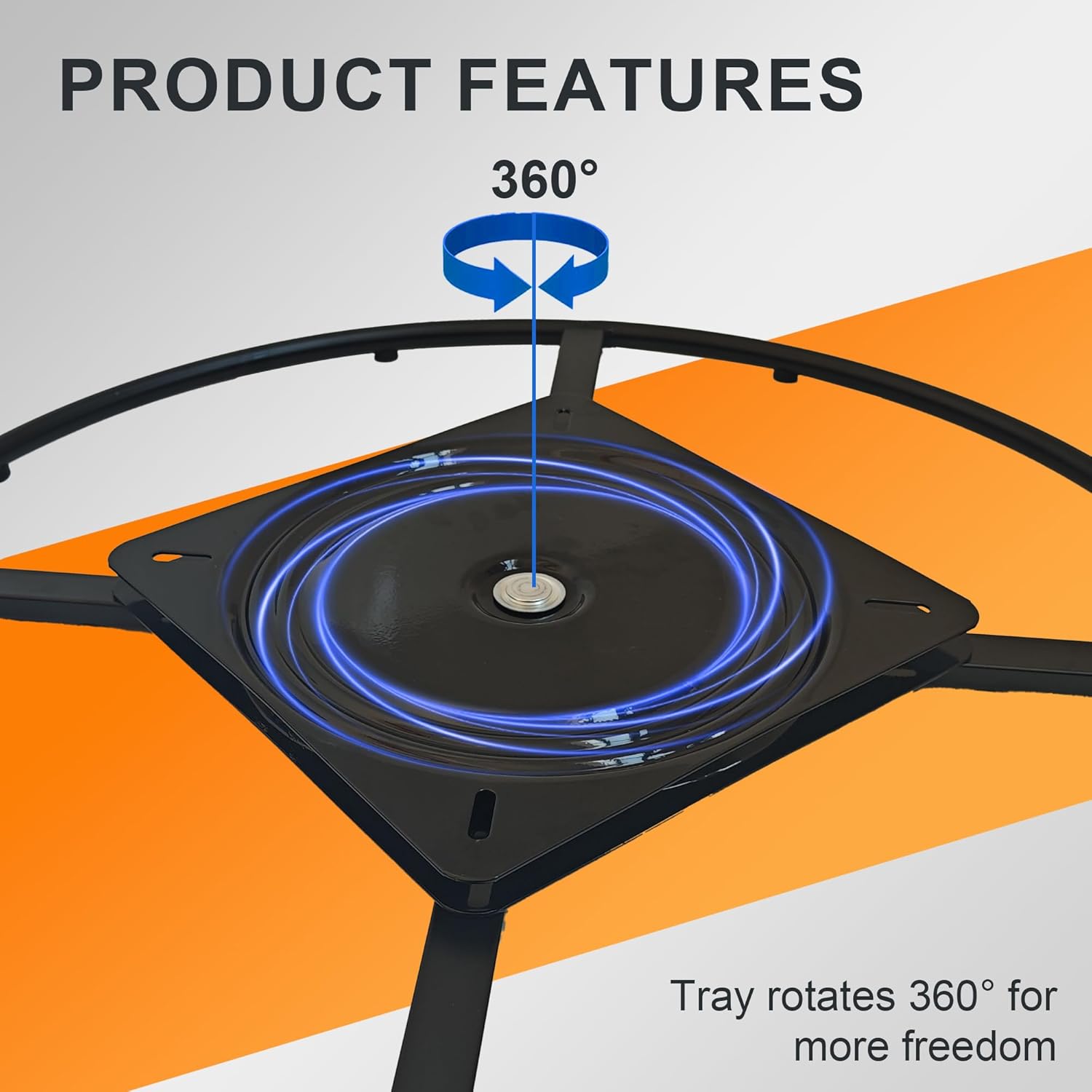 31.5 inch Recliner Swivel Ring Base Replacement with Plate,Heavy Duty Furnitures Sofa Chair Swiveling Bottom Parts (31.5 inch)