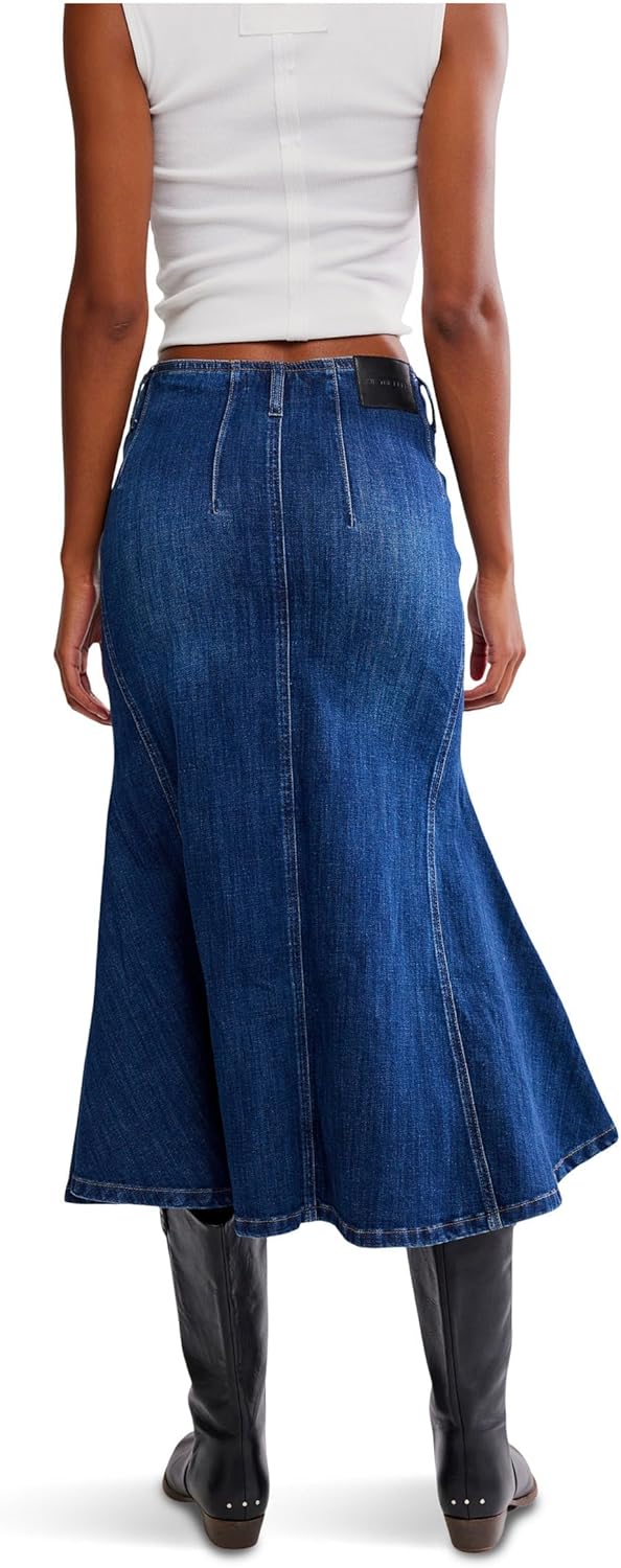 Free People Womens Zia Denim Skirt - Image 3