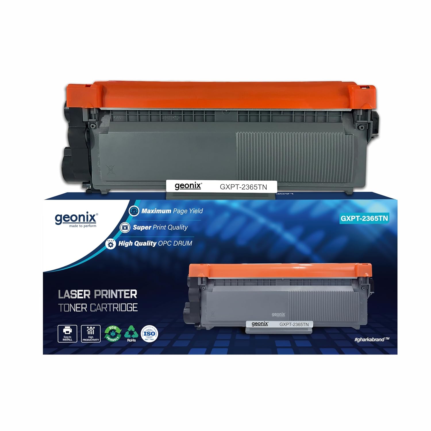 GEONIX TN 2365 Toner Printer Cartridge for Brother HL-L2321D , L2361DN , L2366DW , L2320d , DCP-L2541DW , L2520D , MFC-L2701D , L2701DW (Black)