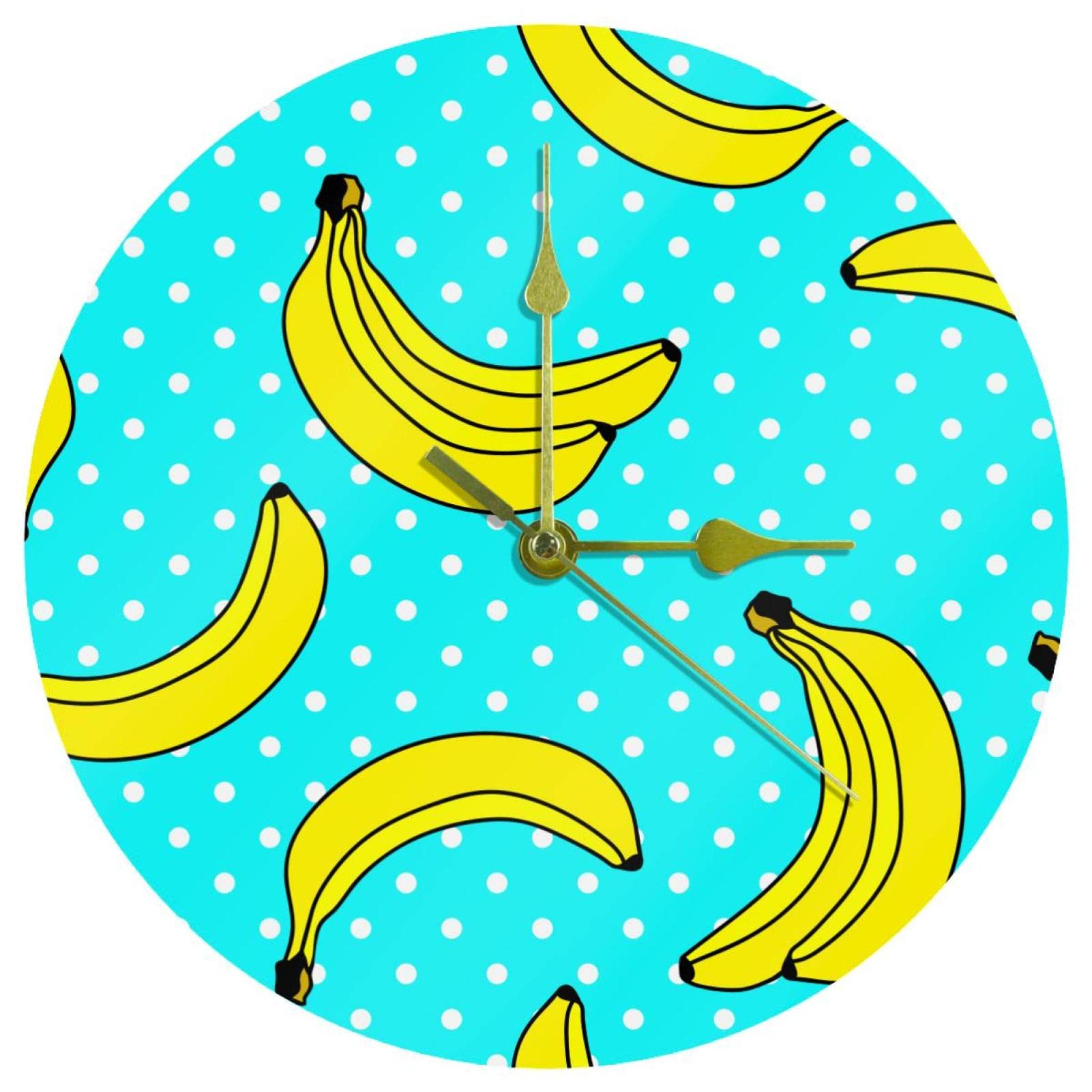 Horloge murale silencieuse sans tic-tac à piles pour la chambre