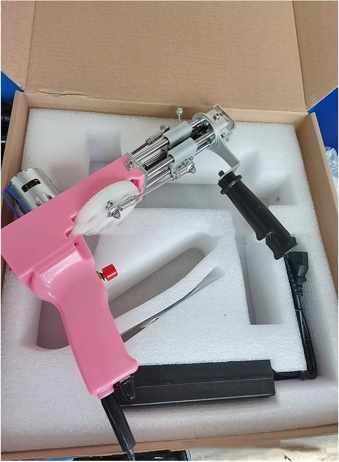 GeRRiT Cut Pile Rug Tufting Gun Electric Carpet Tufting Gun Loop Pile Carpet Weaving Flocking Machine 4-14mm