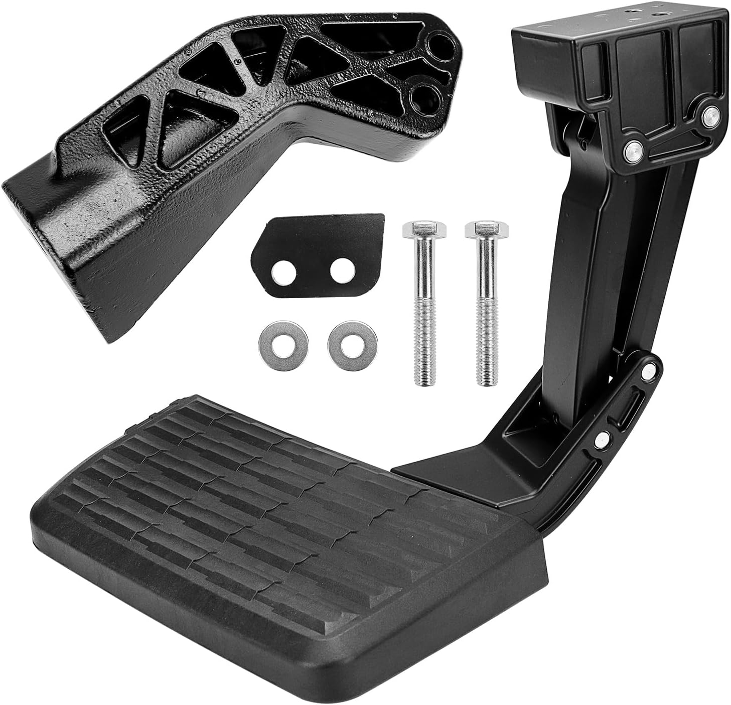 Rear Retractable Bed Step PT392-35100 for Toyota Tacoma 2012 2013 2014 2015 2016 2017 2018 2019 2020 2021 2022 2023 Replaces PT392-35100 Truck Bumper Folding Tailgate Bedstep
