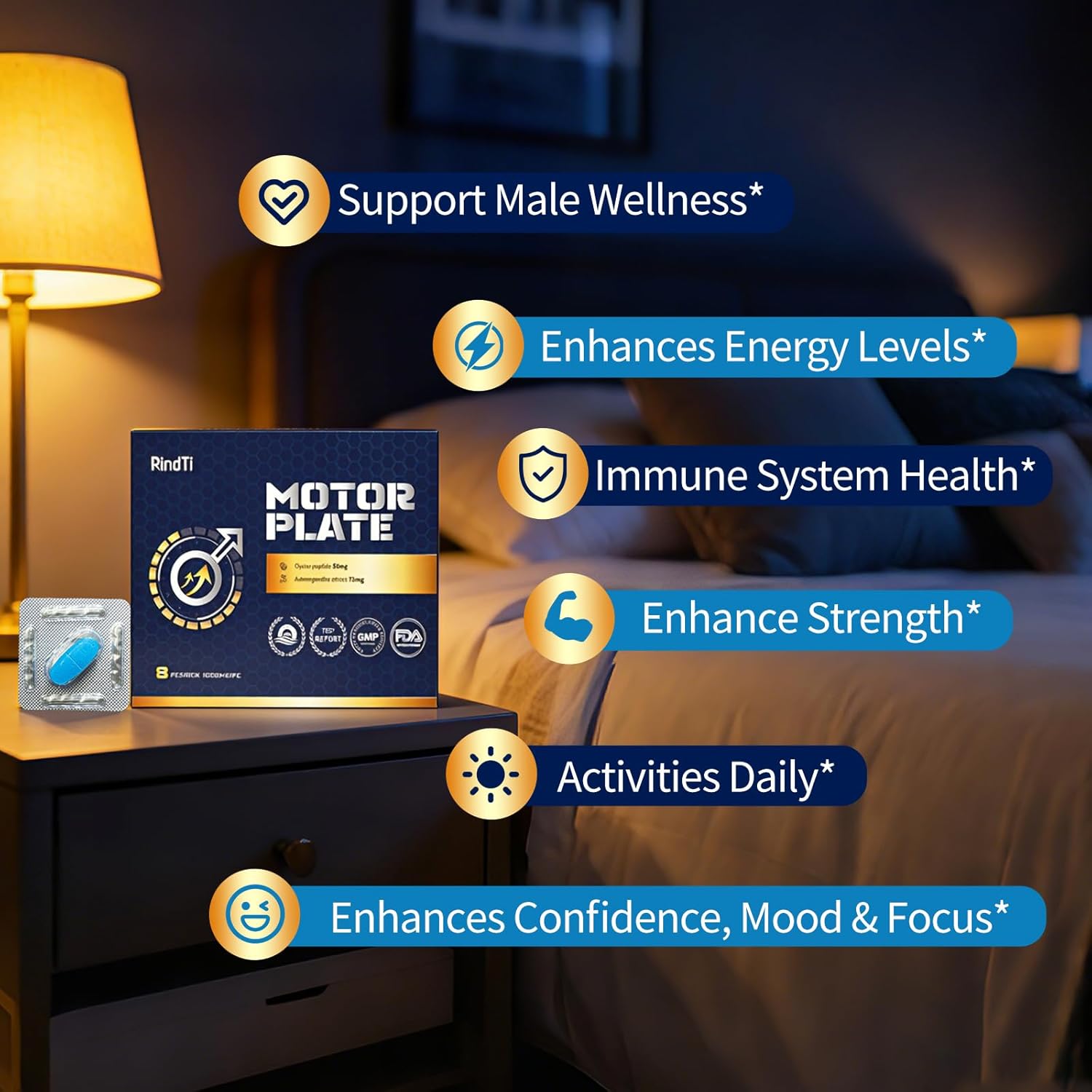 Energy, Strength, Stamina & Performance Enhance,Men,Male