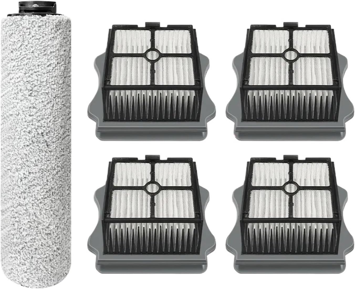 Compatible For Tineco IFloor 5 Steam/Floor One S5 Parts Accessories Roller Brush Filter Robot Vacuum Cleaner Kit(Set D)