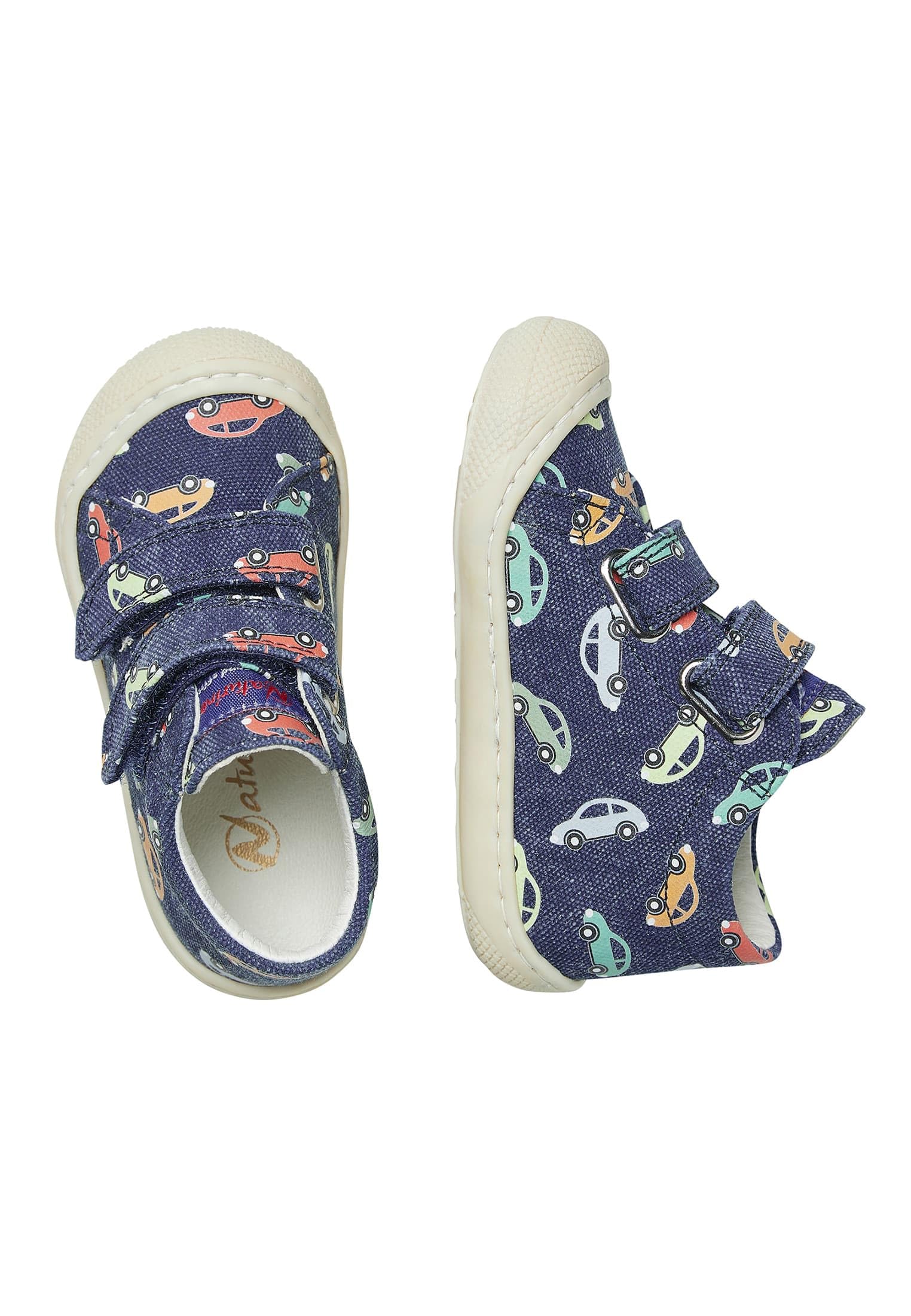 Naturino Cocoon VL-Zapatos de Tejido para Primeros Pasos con Coches