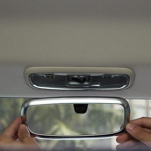 Miniatura 3 de YIWANG ABS cromo coche fila trasera lámpara lectura marco cubierta ajuste 1 unid para Land Rover Freelander 2 2007-2015 accesorio auto