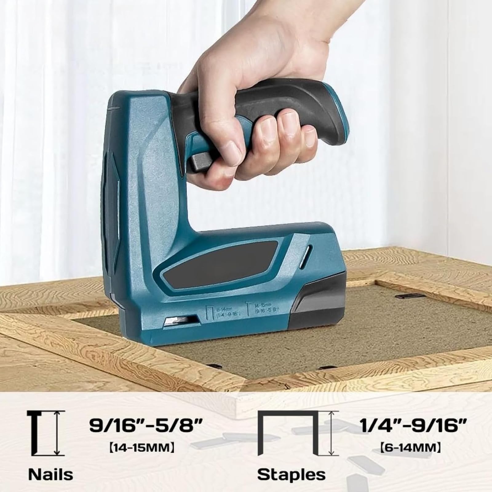 Grapadora eléctrica inalámbrica con 2000 grapas y carga USB