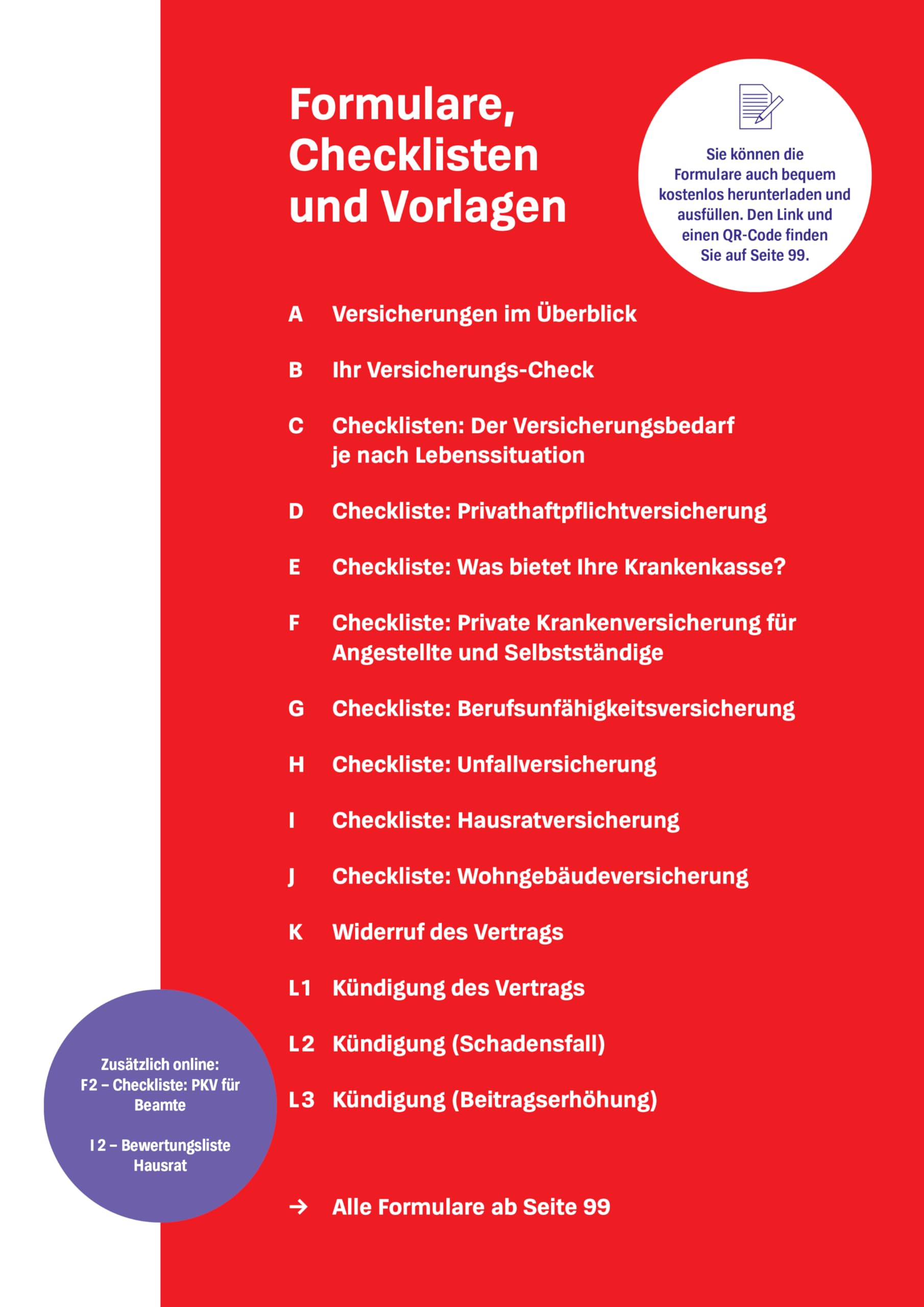 Das Versicherungs-Set - Welche Versicherung braucht man?: Bedarfsanalyse, Vertrags-Check, zahlreiche Testsieger, Verträge wechseln und sparen | Mit Checklisten und Musterschreiben