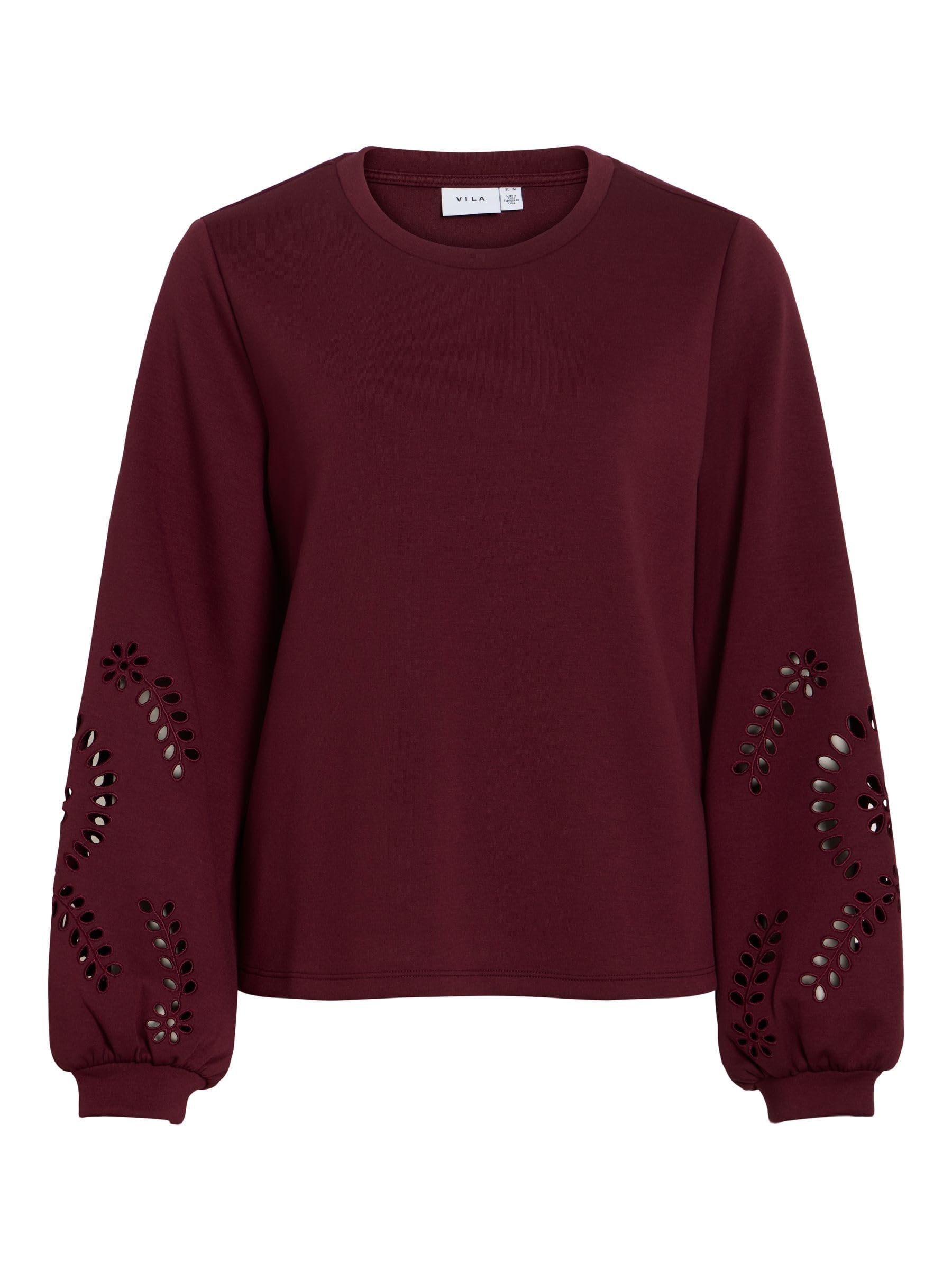 Vila Visandy L/S Detail Sweat Top - Noos