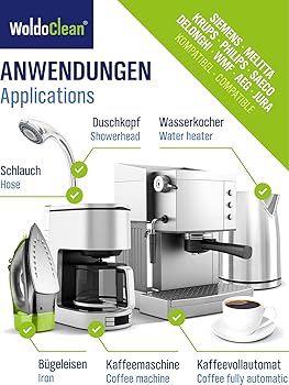 WoldoClean Set de limpieza para cafeteras automáticas descalcificador 750 ml pastillas de limpieza 260 x Limpiador de espuma de leche 1000 ml WoldoClean / 1x 750ml3