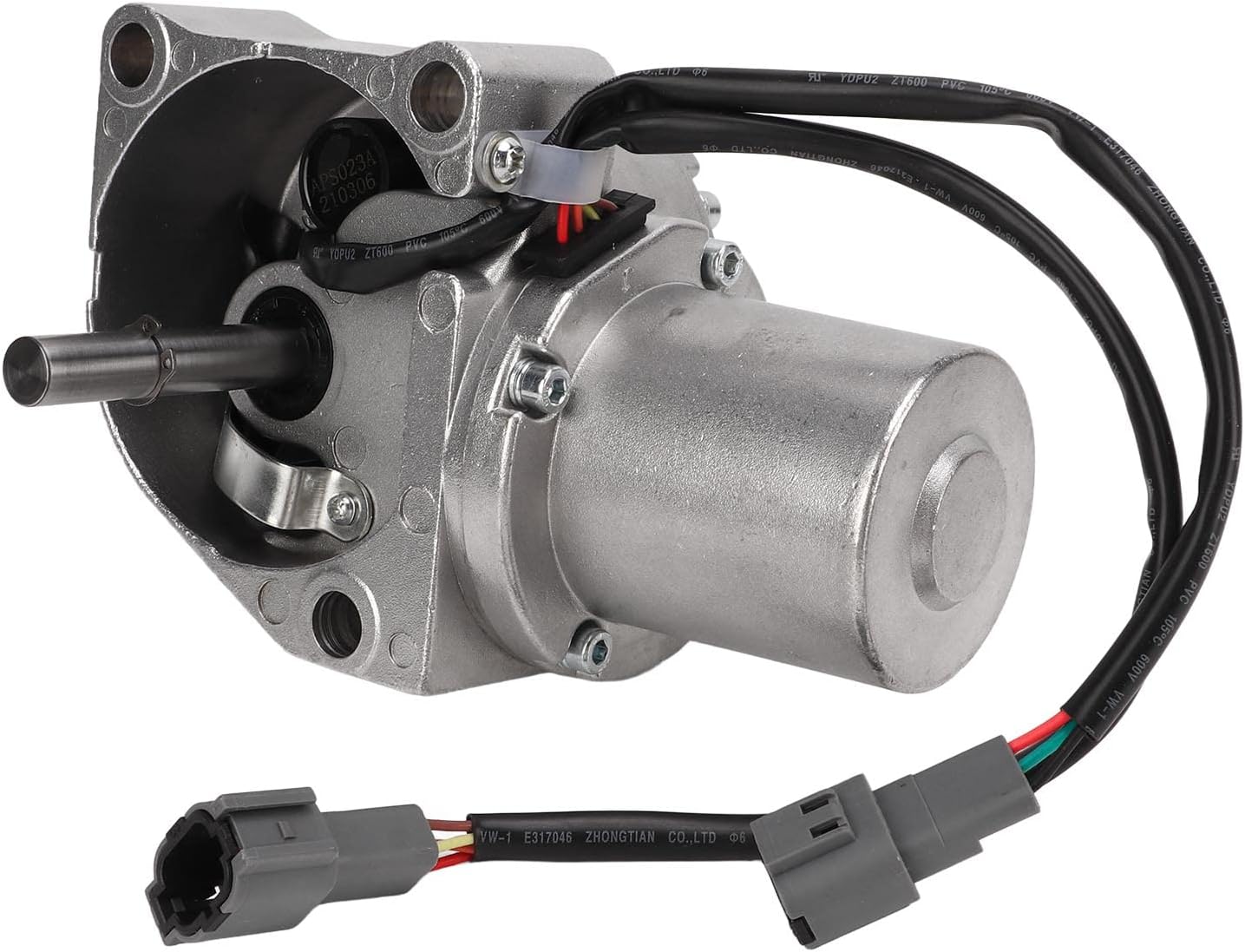 Throttle Motor, Excavator Throttle Actuator & Stepping Motor Compatible with Hitachi EX120-5 EX100-5 EX220-5, Engine Accelerator 4360509 for Throttle Control System Replacement