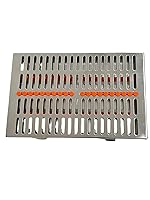 Vista 4 de ArtLab -Caja de casete de esterilización de instrumentos dentales (para 20 piezas) para organizador de instrumentos dentales y casetes