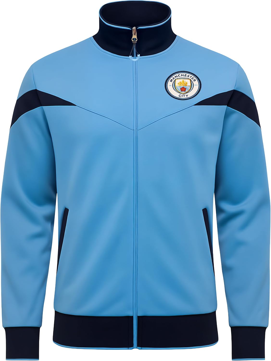 Icon Sports Officially Licensed Manchester City FC Soccer Track Jacket - Unisex Adult - Image 3