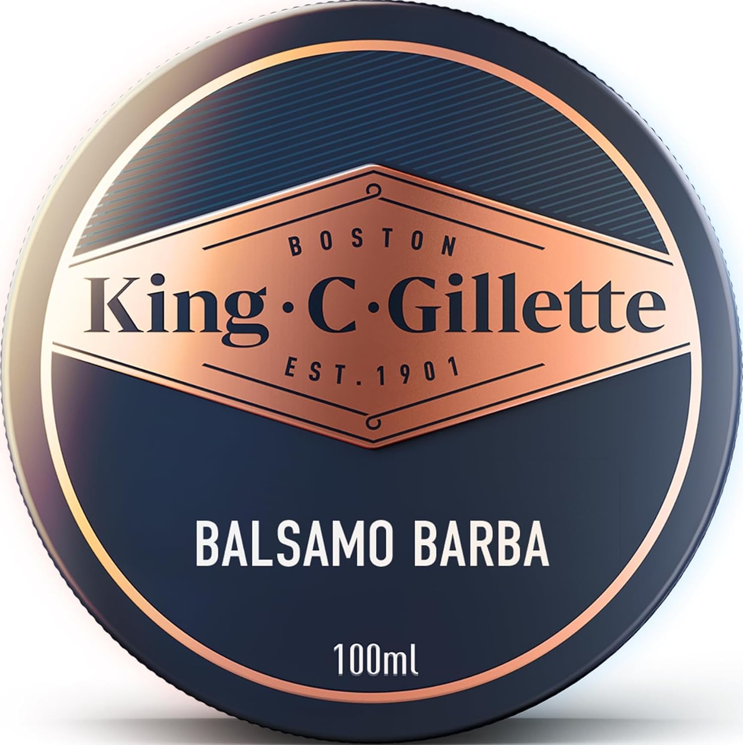 King C. Gillette Balsamo, per Cura della Barba, Confezione da 100 Ml