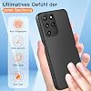 Case for Samsung Galaxy S20 Plus Mobile Phone Case Upgraded Camera Protection Shockproof Scratch-Resistant Fingerprint Non-Slip Drop Protection Protective Case Supports Wireless Charging for S20+ (Black)