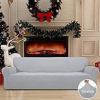Vista 123 de Easy-Going - Funda elástica para sofá, 1 pieza, protector de muebles, suave, con parte inferior elástica, para niños, tela de jacquard de poliéster
