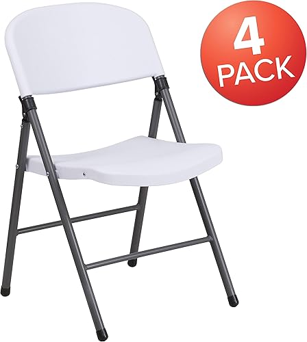 Miniatura 98 de Flash Furniture Mirra - Sillas plegables de plástico para fiestas y bodas, asientos ligeros para eventos comerciales con capacidad de peso estático