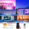 Smart LED Ceiling Light with Fan,RGB Ceiling Fan Lights, Stepless Dimming Light, 60CM Modern Fan Lighting,Ceiling Fan with RGB Light for Living Room, Dining Room, Bedroom