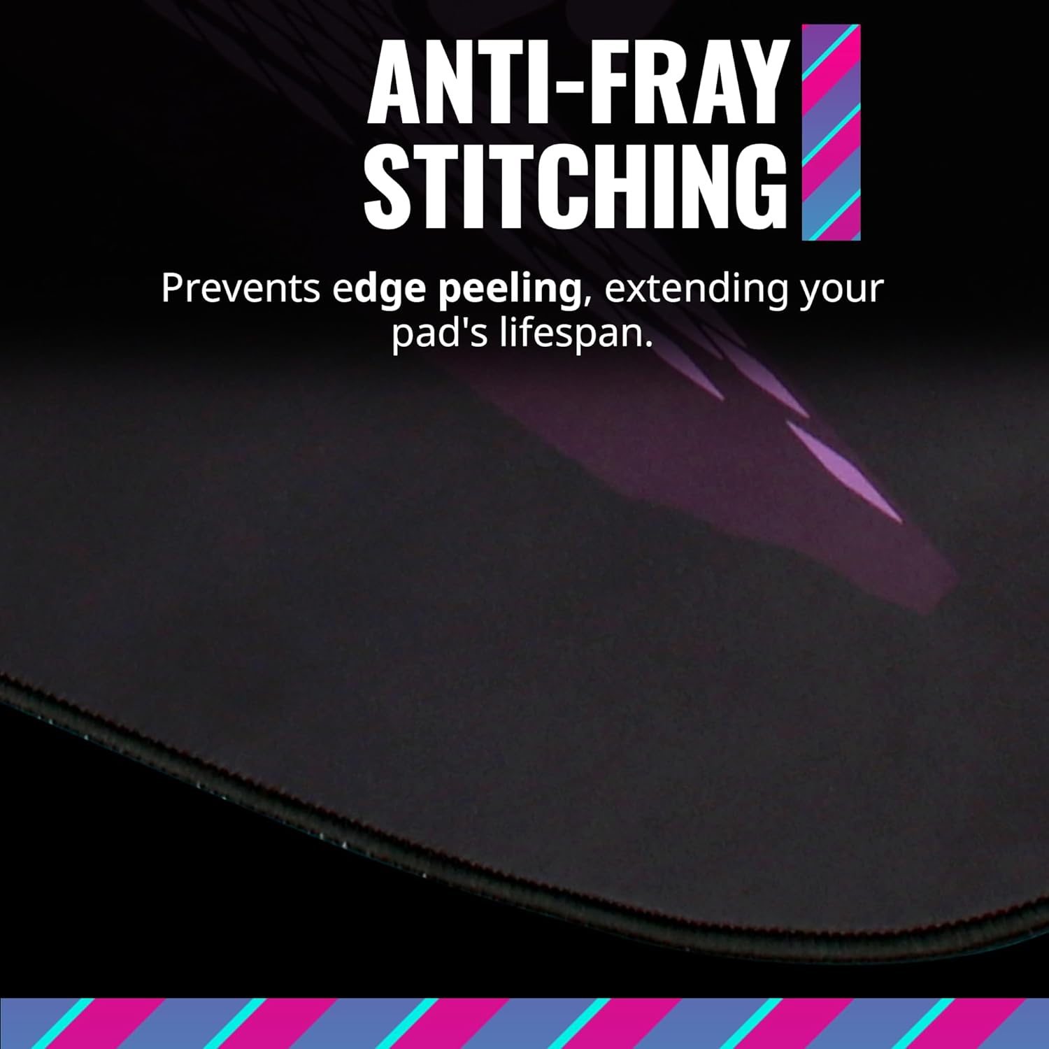 Cooler Master FM510 Gaming Floor Mat, Splash-Proof Surface, Anti-Fray Stitching, Anti-Slip Floor Protector for Computer Gaming Desk Chair, Carpet, Hard Wood, and Tile Floor