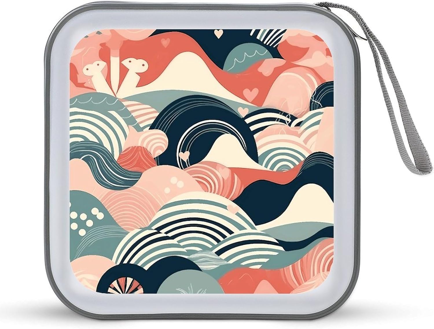 Abstract Line Drawing CD Case CD Storage Box DVD Sleeves