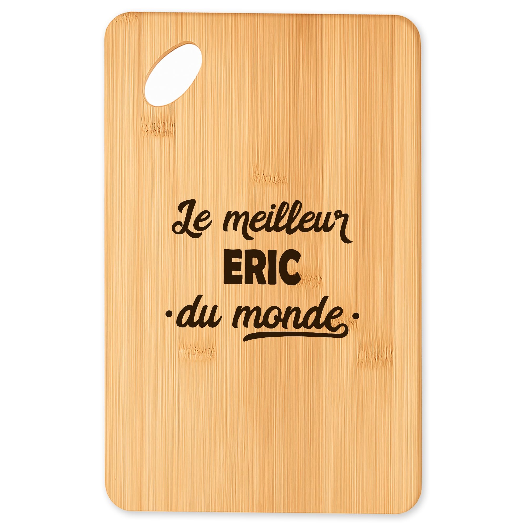 Planche à découper Super Eric 2 plateau apéro bambou pour barbecue