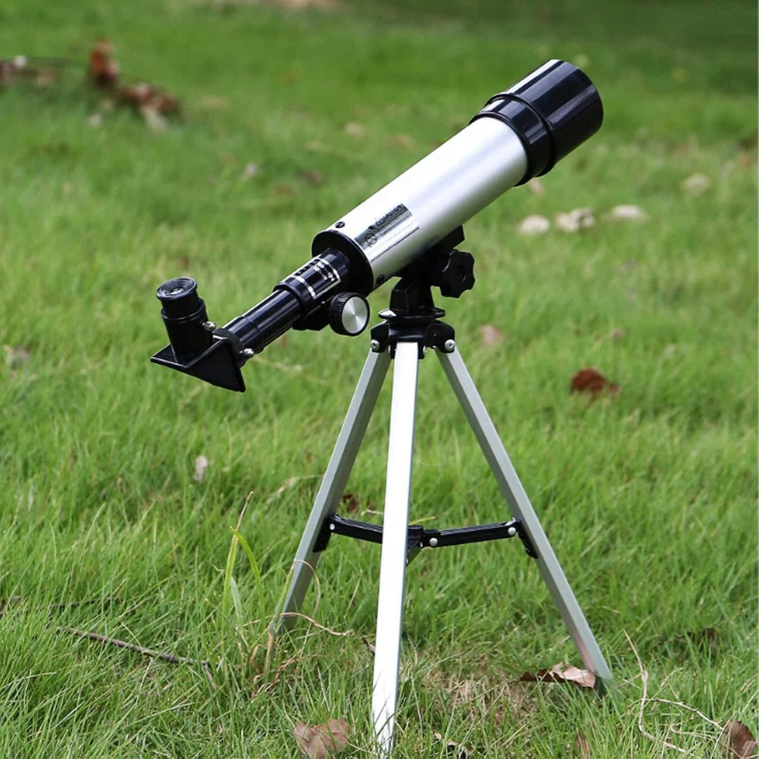 Astronomical Telescope Zoom HD Educational Science Refractor Monocular Space Telescope with Tripod, Spotting Scope