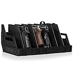 Savior Equipment Gun Pistol Revolver Firearm Handgun Rack Stand, Fit 8 of Most Long-Barreled Pistols, Cushioned Foam to Protect, Gun Safe Cabinet Storage Organizer Accessories