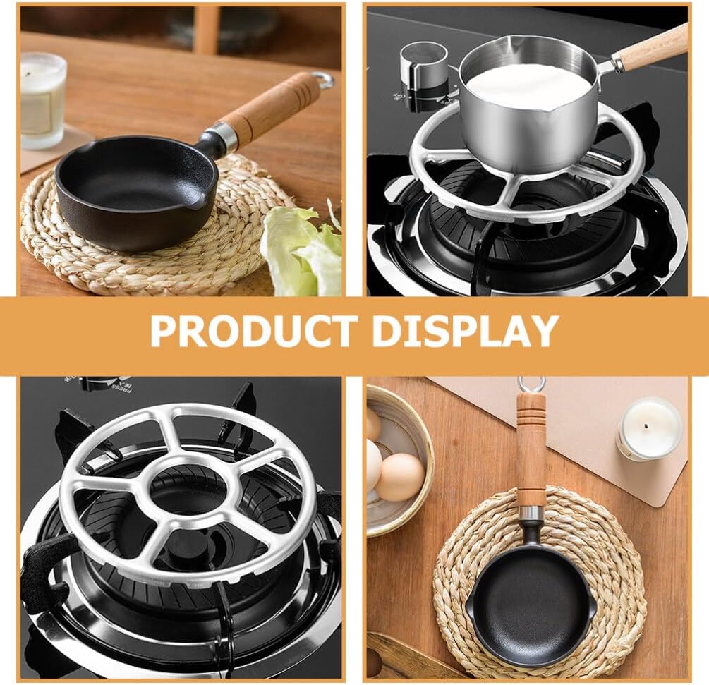 Alipis 1set Small Butter Melting Pot Frying Pan Cooking Pan Handle for Frying Heating and Sauces for Compact Kitchens and Small Families