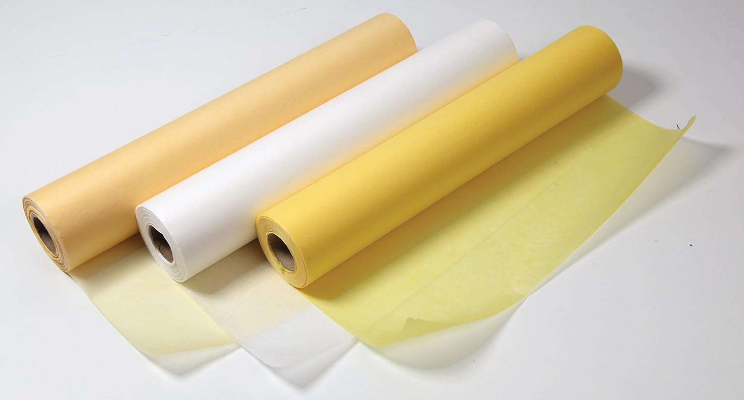 Alvin, Lightweight Tracing Paper Roll, Yellow, Suitable with Ink, Charcoal, Felt Tip Pen, for Sketching or Detailing - 18 inches x 50 yards, 1-inch Core