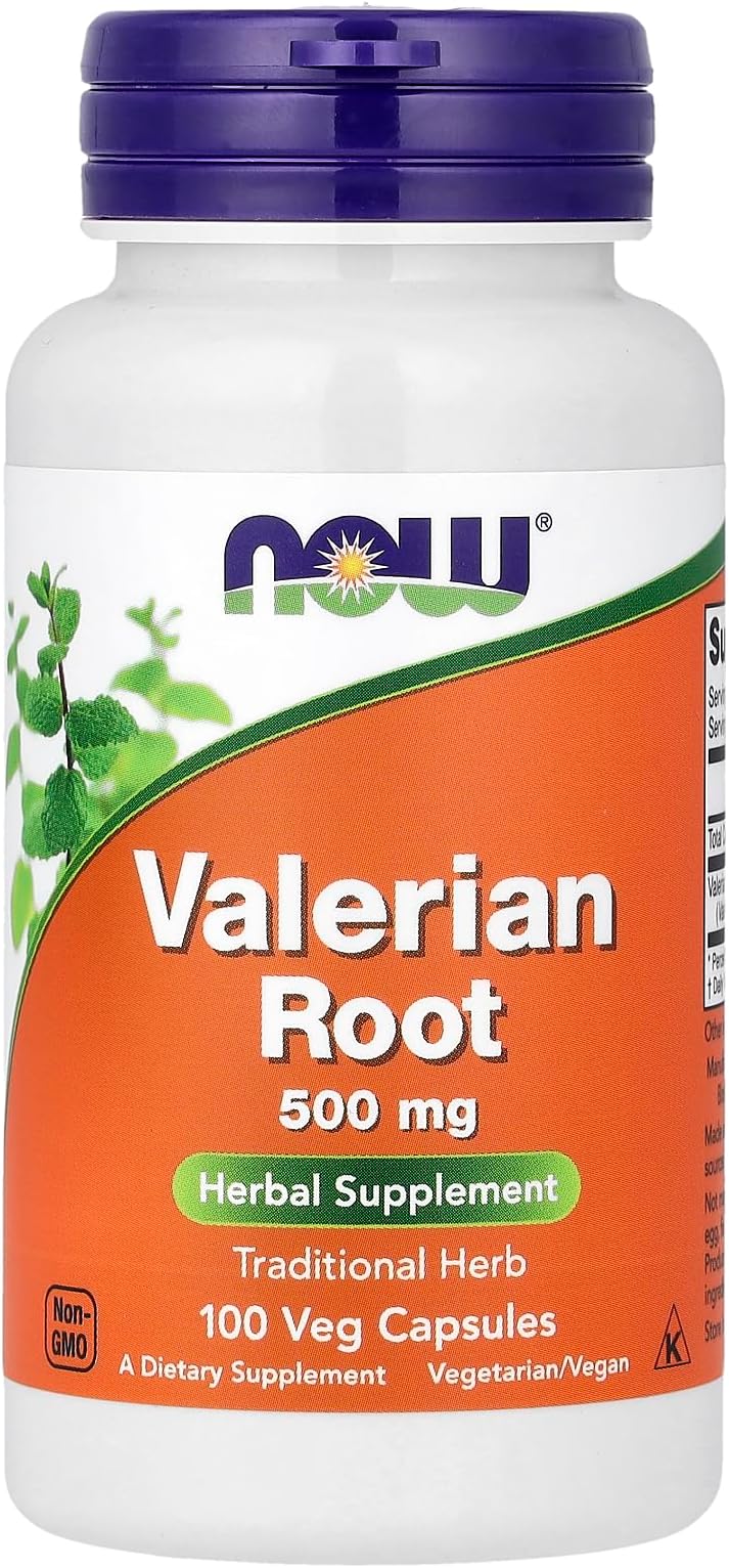 NOW Foods Valerian Root, 500mg, 100 Capsules
