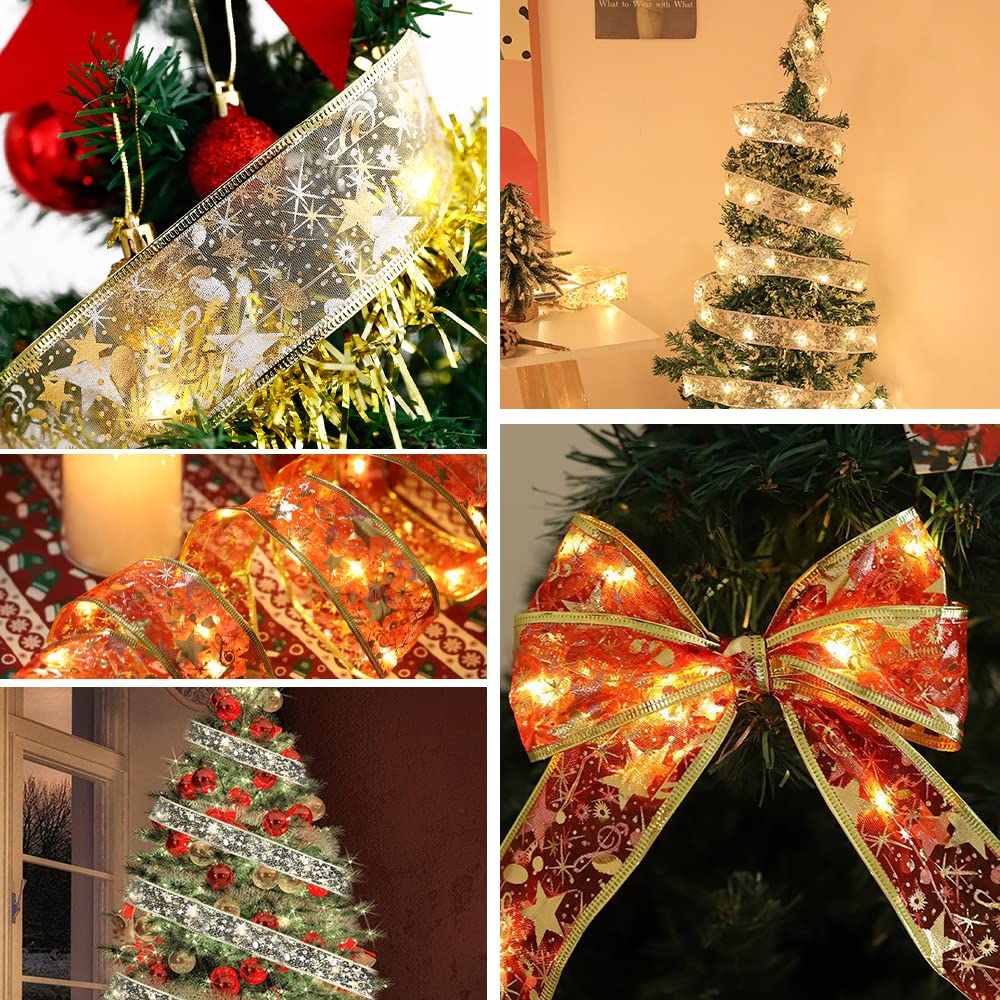 Decorazione dell'albero di Natale con 1 LED luminoso cintura dell'albero di Natale - (3.8cm
