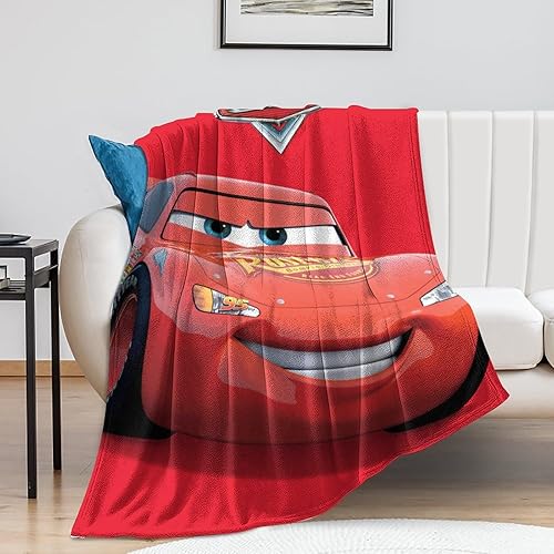 Manta de franela ultra suave para automóvil, cómoda y cálida, mantas de lujo y mantas de regalo para niños y adultos, fanáticos de 50 x 60 pulgadas