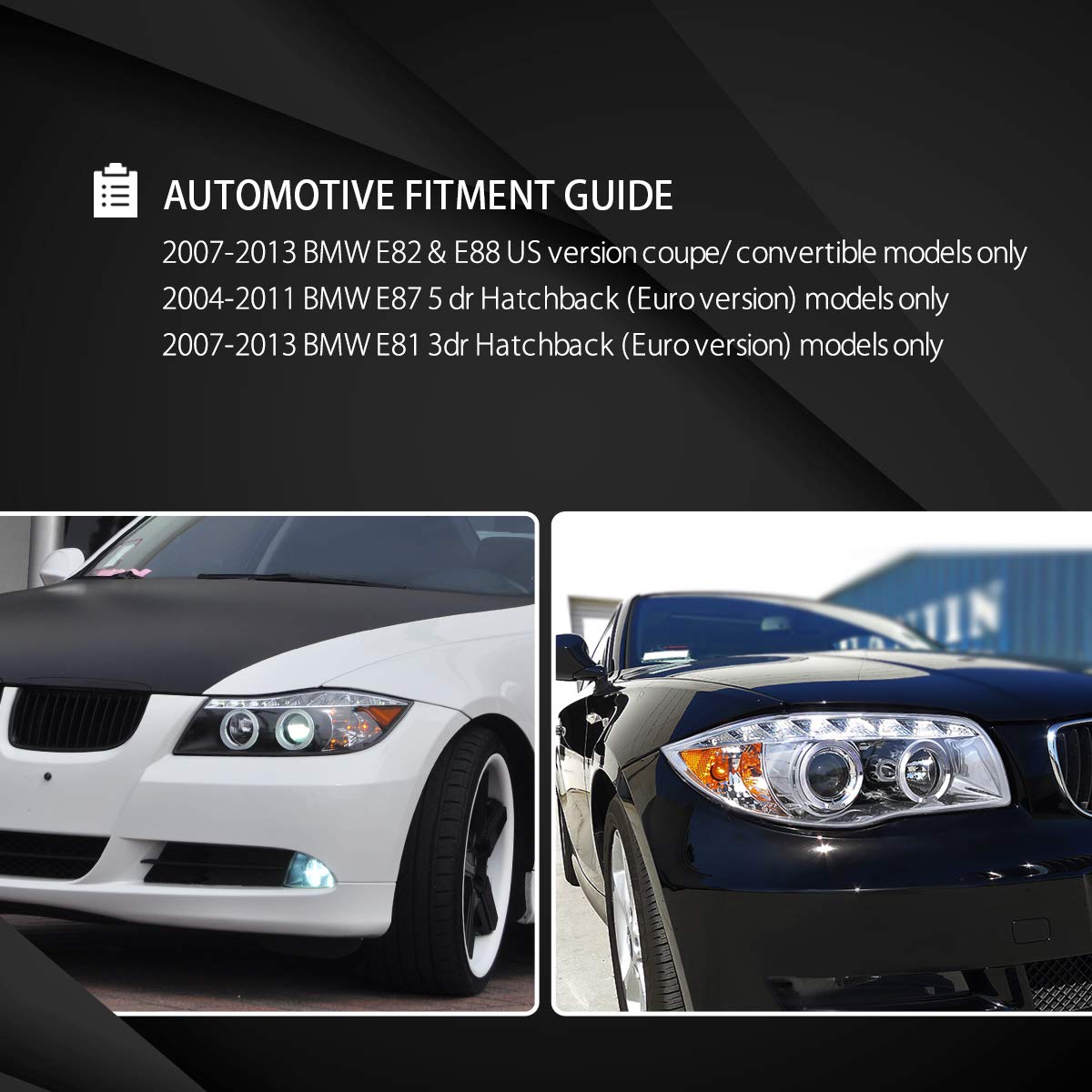 Amazon | オートセンセーション ヘッドライト 2008-2013 BMW 1シリーズ