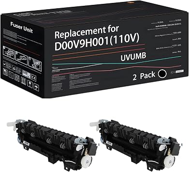 Compatible with Brother D00V9H001110V Fuser Unit Work for Brother MFC-L5800DW MFC-L5850DW MFC-L5900DW Printers, with Chip, High Yield 300000 Pages, High-Definition Printing 2-Pack Black