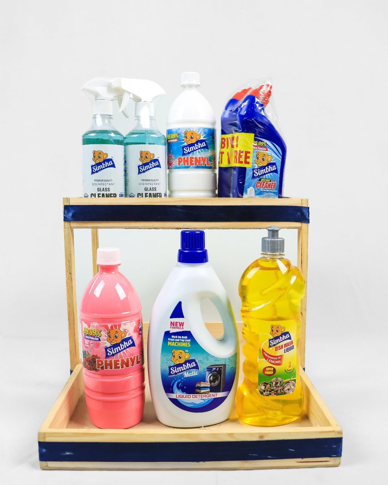 - Household Cleaning Set(5,5 Litre) | Multi Surface Cleaner Kit for Home | Includes Floor Cleaner Glass Cleaner Toilet Cleaner | Powerful Stain & Germ Removal