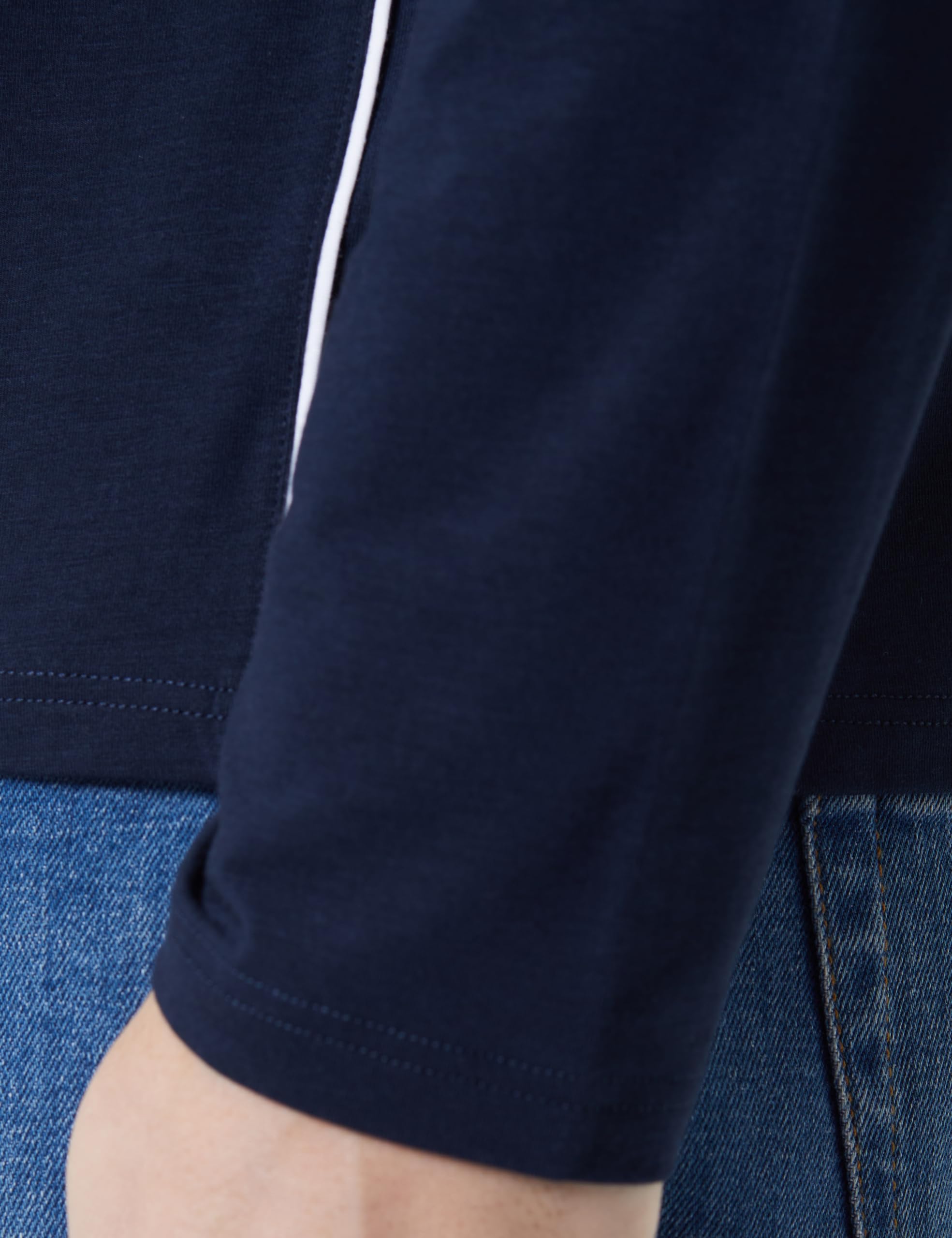 Boss Camiseta de Pijama Balance LS para Hombre, Dark Blue403., L