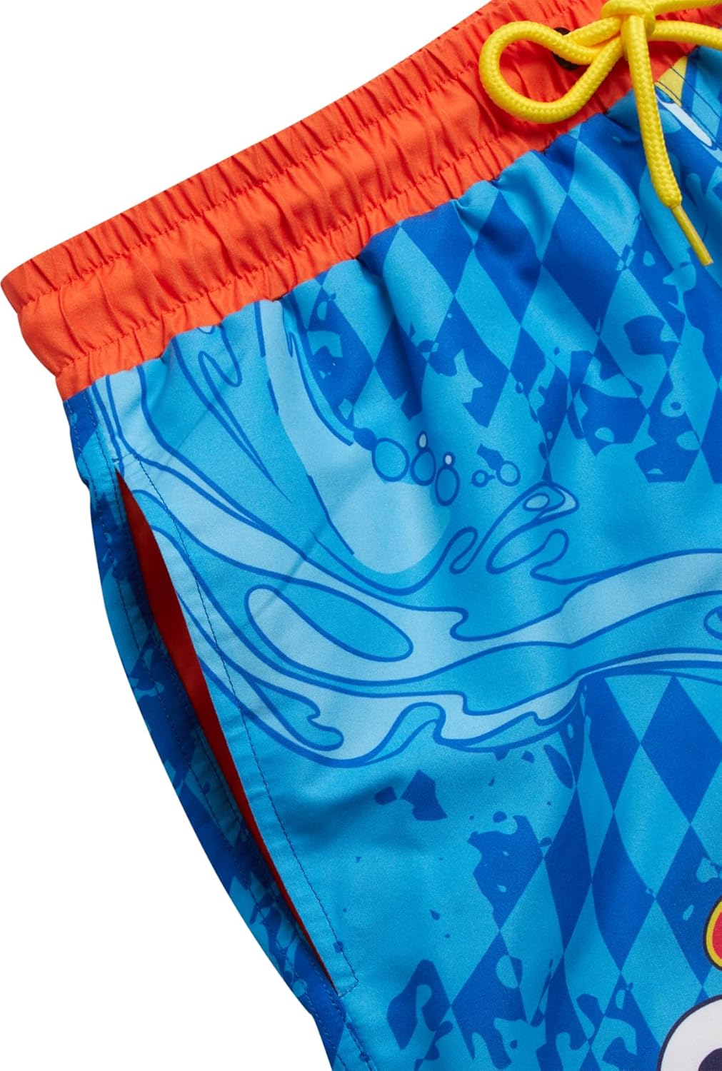 COCO BRANDS Scooby-Doo Men's Swim Trunks with Mesh Lining, Elastic Waistband, Drawstring & Side Pockets/Board Shorts