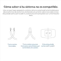 Vista 4 de Termostato Google Nest - Termostato inteligente para el hogar - Termostato programable con Wifi - Nieve