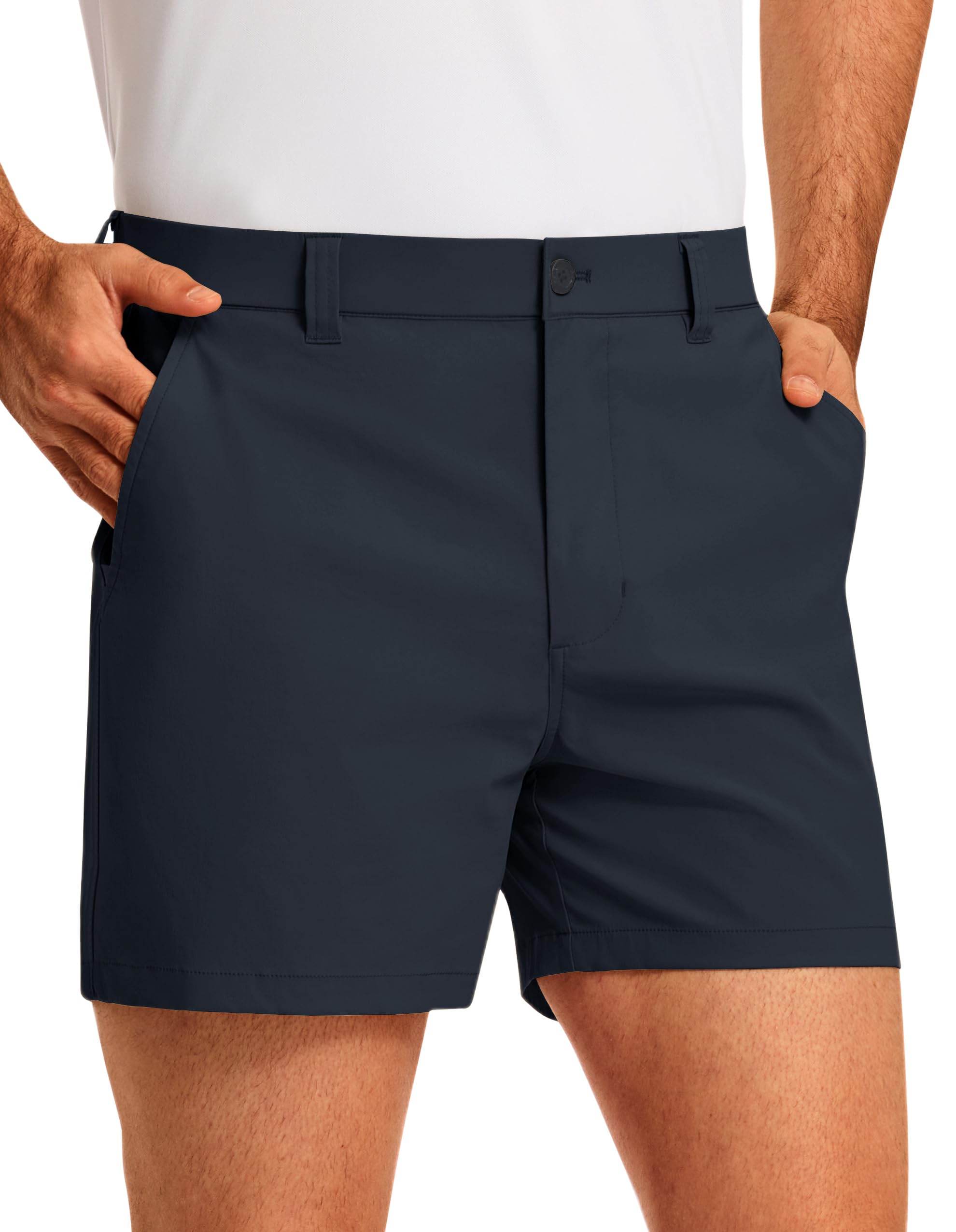 PULI Men's Golf Shorts 5'' Inseam Waterproof Quick Dry Stretch Breathable