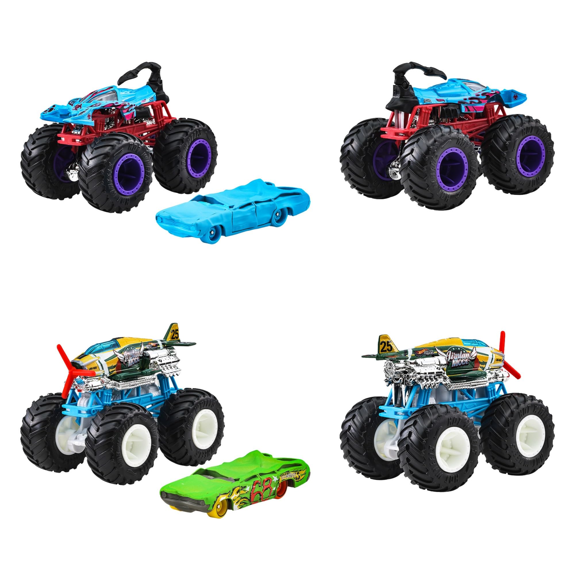 Amazon | ホットウィール(Hot Wheels) モンスタートラック + ダイ