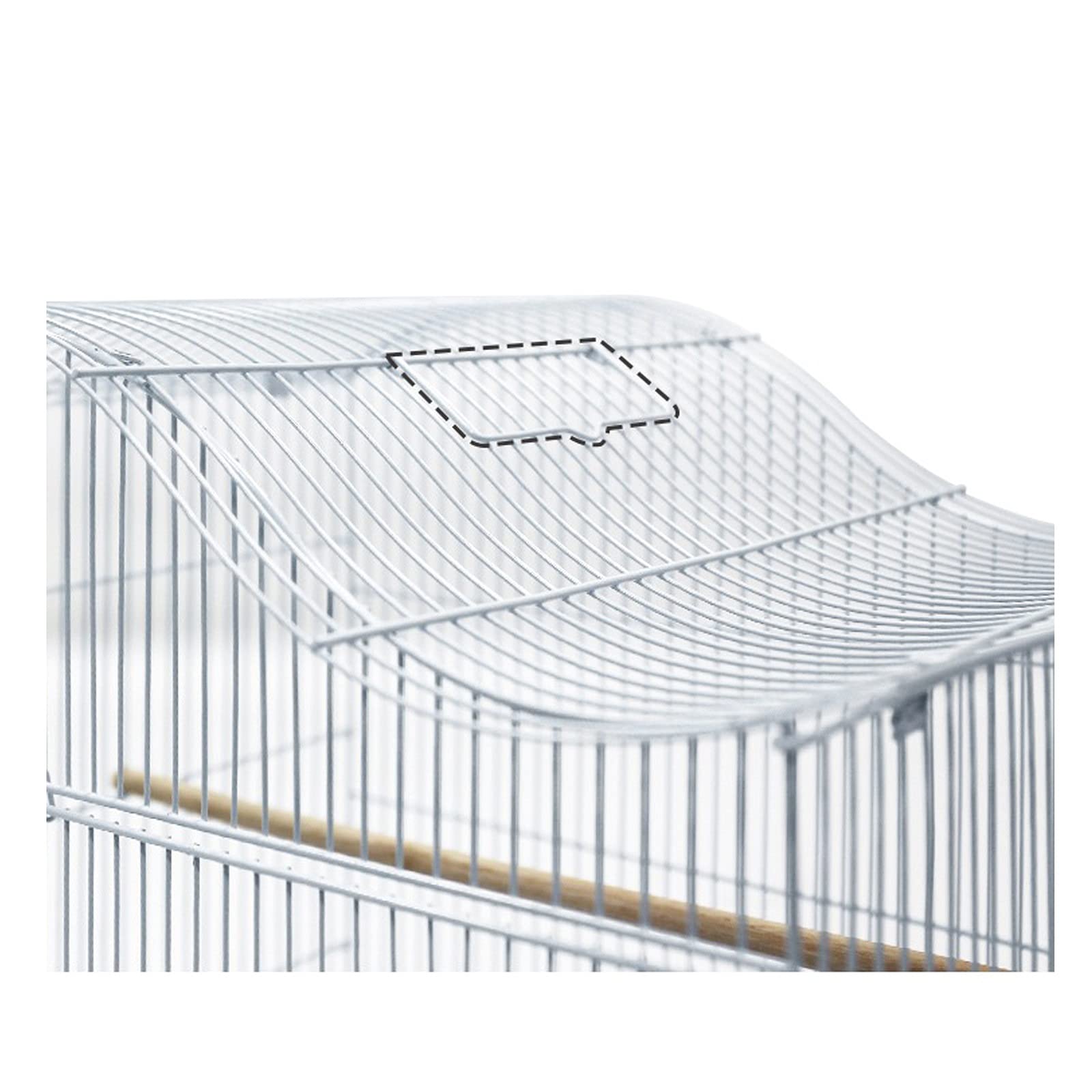 Vogelkäfig Vogelkäfig mit Schublatzentyp Reinigungsschale Papagei Käfig Perle Vogel Pet Vogel Zierkäfig Zuchtkäfig Vogelbauer (Color : A)