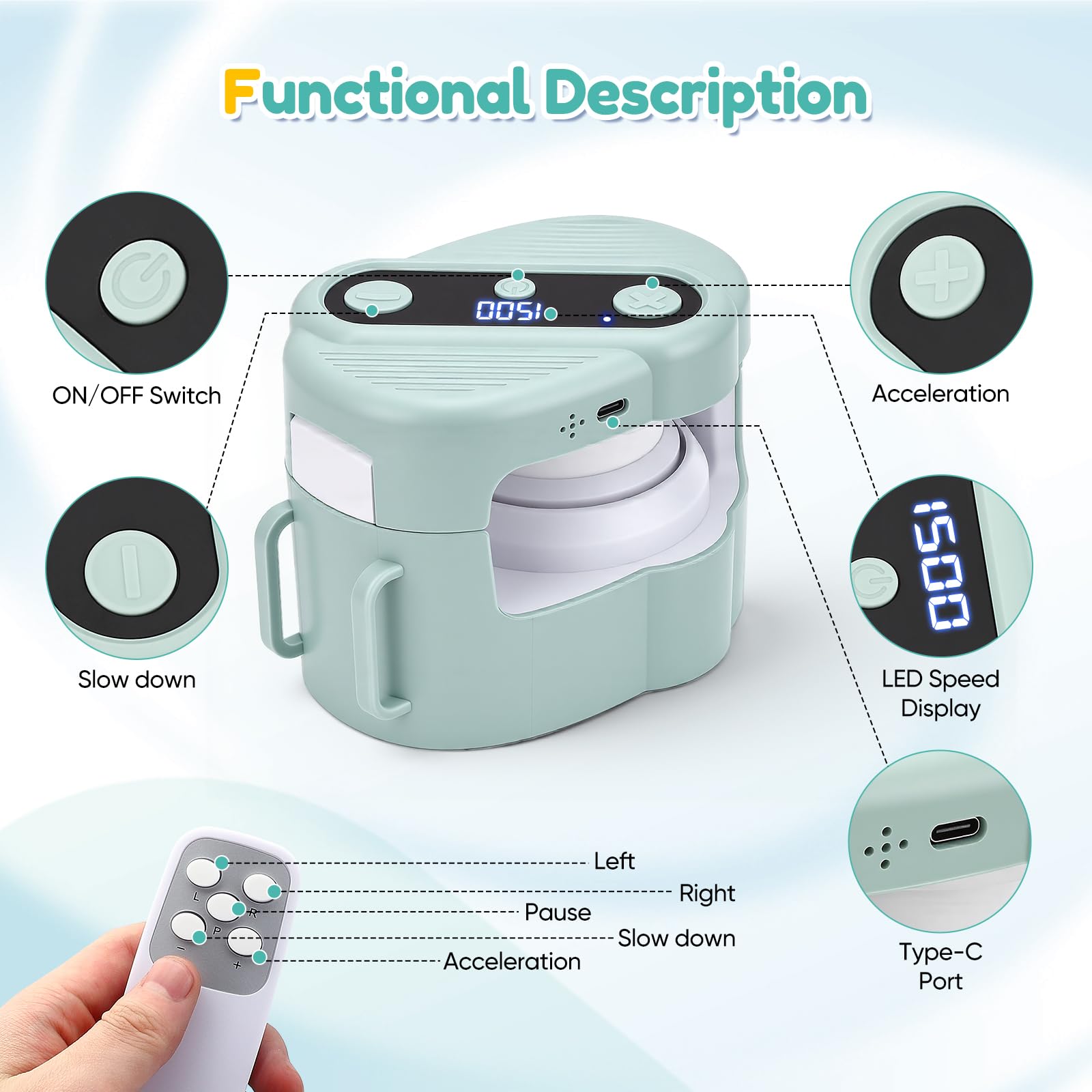 Juguete para Gatos de Interior, Cinta de Correr, Juguete automático/Control Remoto, Velocidad Ajustable, Juguete de Caza simulado para Gatos