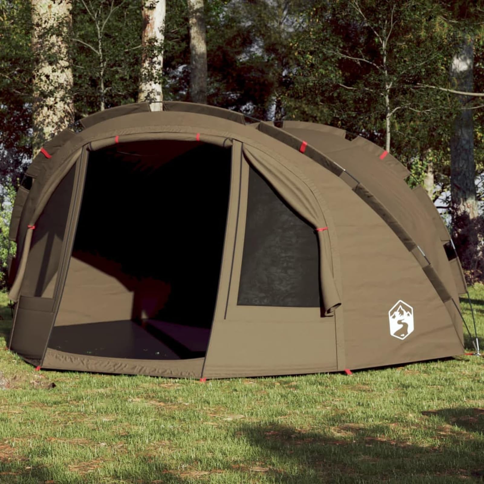 Homgoday Angelzelt 4 Personen Olivgrün Wasserdicht Campingzelt Karpfenzelt Campingzelt Backpacking Zelt Anglerzelt für Trekking Camping