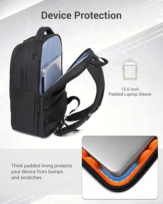 Kono Laptop Backpack 15.6 Inch Lightweight Rucksack School Bag