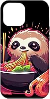 Vista 26 de Sloth Eating Ramen Japanese Noodles Soup Kawaii Case for iPhone 16
