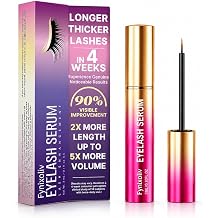 Lash Serum for Eyelash Growth, Eyelash Growth Serum for Longer Fuller Looking Lashes, Gentle Formula for Sensitive Eyes, Helps Strengthen Thin Sparse & Damaged Lashes, 4 Week Visible Results