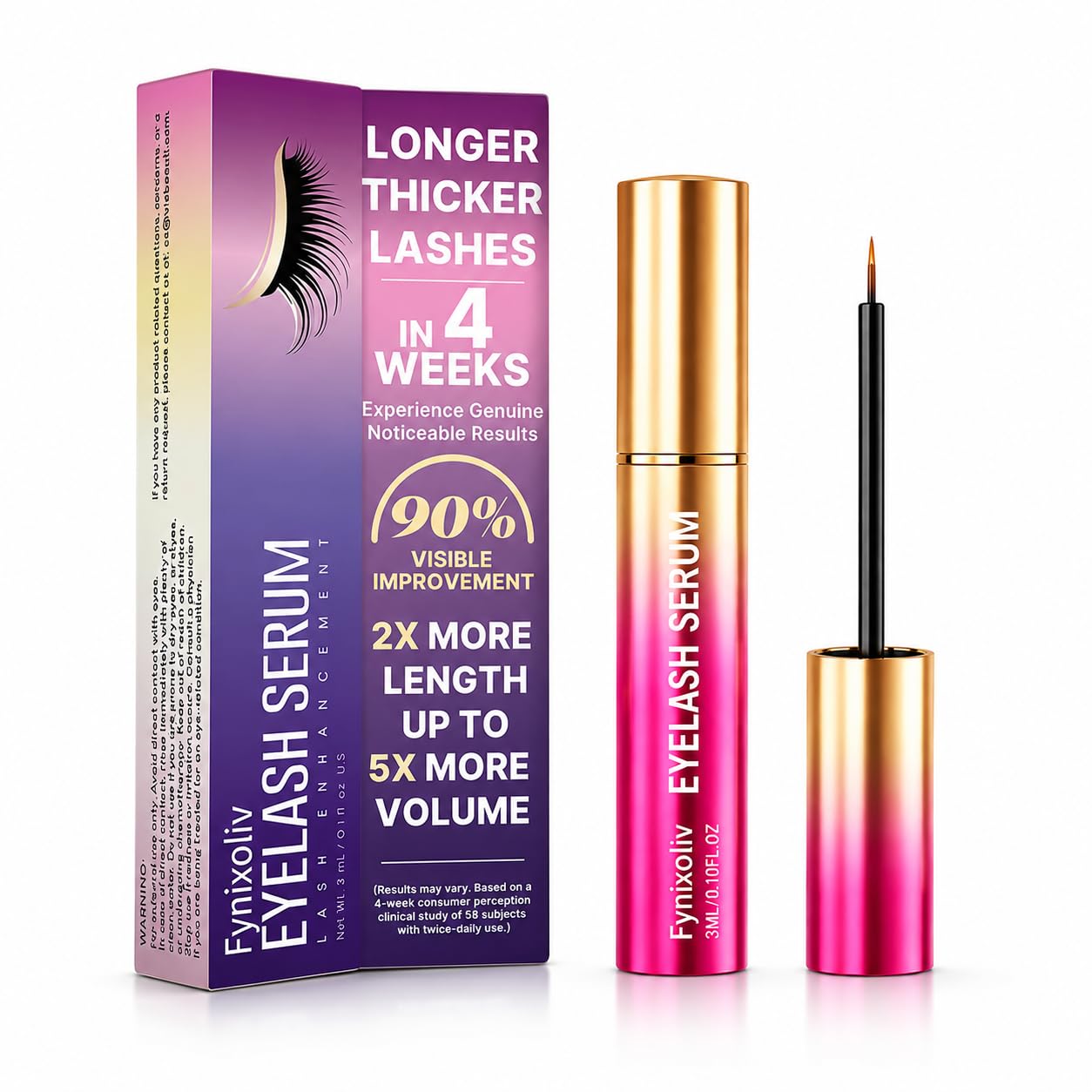 Lash Serum for Eyelash Growth - Natural Enhancement